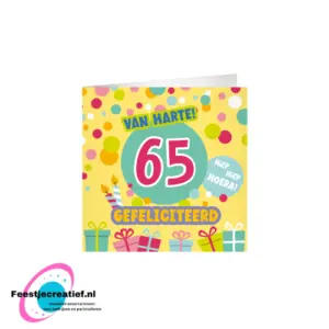 65 jaar 32 XL Greeting Cards - 65 jaar