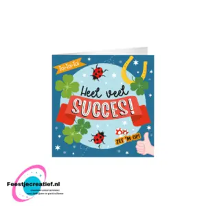 XL Greeting Cards - Heel veel succes