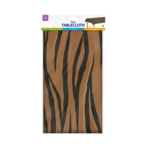 Plastic tafelkleed 137x274cm - tijger