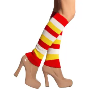 Beenwarmers Rood/Wit/Geel - One-Size - Oeteldonk