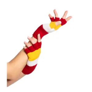Vingerloze Handschoenen Rood/Wit/Geel - Oeteldonk- One-Size
