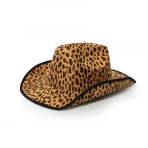 Cowboyhoed Luipaard – Polyester
