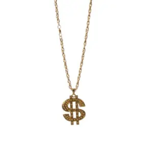 Dollar Goud Ketting Metaal