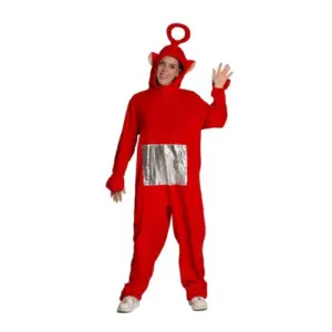 Fun Kostuum Rood – M/L (Rode Teletubbie Po stijl)