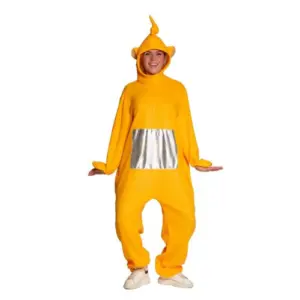 Fun Kostuum Geel – M/L (Gele Teletubbie Laa-Laa stijl)