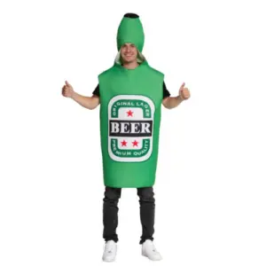 Fun Kostuum Bierfles – Polyester – One Size