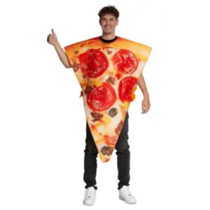 Fun Kostuum Pizzapunt – Polyester – One Size
