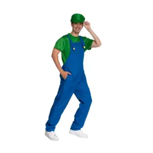 Luigi verkleedset  - loodgieter groen – L