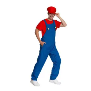 Mario verkleedset  - loodgieter Rood – M