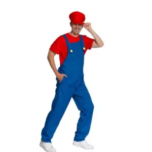 Mario verkleedset  - loodgieter Rood – L