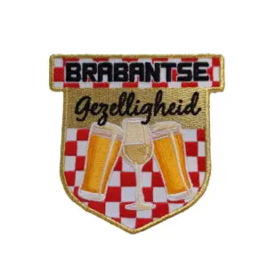 strijkembleem brabantse gezelligheid