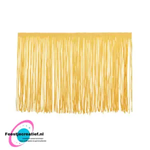 Gouden frange op band 20cm/3 meter