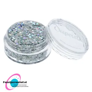 Superstar Chunky Glitter Crème 10 ml Silver Starlight