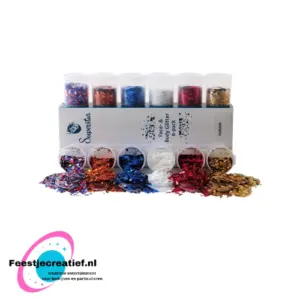 Chunky Glitter 90 Ml Holland 6-delig