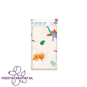 Plastic tafelkleed 137x274cm - Dinosaurus