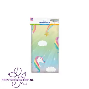 Plastic tafelkleed 137x274cm - Unicorn
