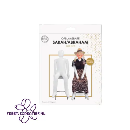 Opblaasbare Abraham/Sarah pop maat145*48cm 3 Opblaasbare Abraham/Sarah pop maat145*48cm - Afbeelding 3