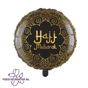 Folieballon Rond 18 inch" - Hadj Mubarak