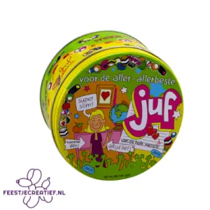 Snoepblik XL juf