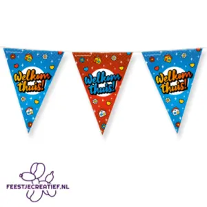 Welkom thuis 19 vlaggenlijn | Welkom thuis | Cartoon | 10 meter