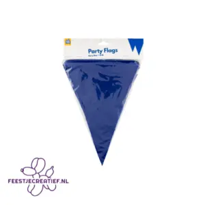 Vlaggenlijn donker blauw, 10 meter