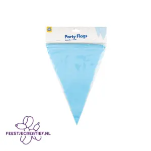 Vlaggenlijn Baby blauw, 10 meter