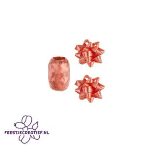 Gift accessoires - licht roze- krullint - cadeaulint