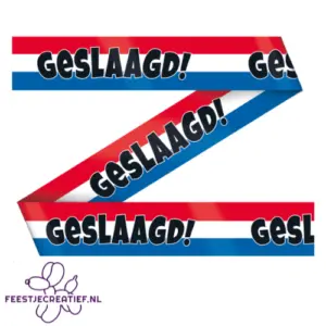 Party Tape - Geslaagd rood-wit-blauw