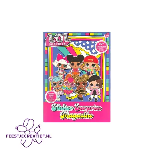 Sticker Surprise Magazine – L.O.L. Surprise! – Roze – Voor Meisjes 1 Sticker Surprise Magazine – L.O.L. Surprise! – Roze – Voor Meisjes