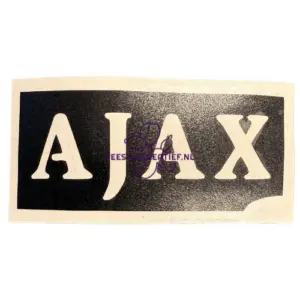 Glittertattoo sjabloon Ajax