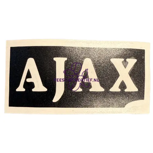 Glittertattoo sjabloon Ajax 1 Glittertattoo sjabloon Ajax