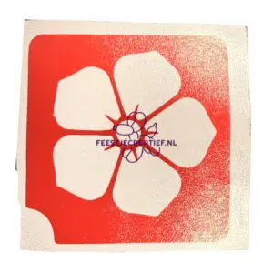 Glittertattoo sjabloon bloem 2