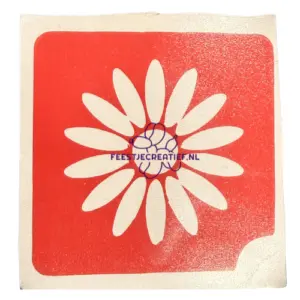 Glittertattoo sjabloon bloem