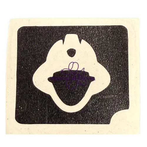 Glittertattoo sjabloon Brandweerman 1 Glittertattoo sjabloon Brandweerman