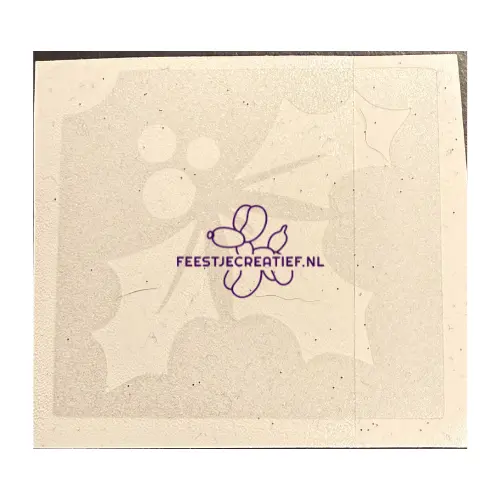 Glittertattoo sjabloon Hulst 1 Glittertattoo sjabloon Hulst