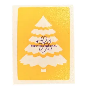 Glittertattoo sjabloon Kerstboom