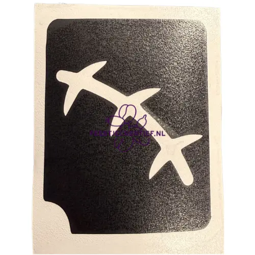 Glittertattoo sjabloon Litteken 1 Glittertattoo sjabloon Litteken