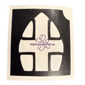 Glittertattoo sjabloon Mijter