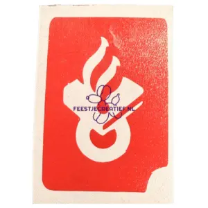 Glittertattoo sjabloon Politie