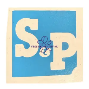 Glittertattoo sjabloon S en P