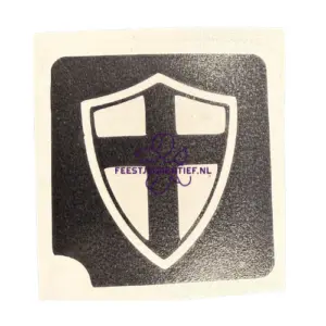 Glittertattoo sjabloon Schild