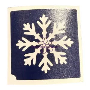 Glittertattoo sjabloon Sneeuwster