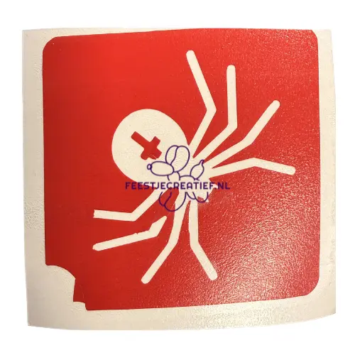 Glittertattoo sjabloon Spin halloween 1 Glittertattoo sjabloon Spin halloween