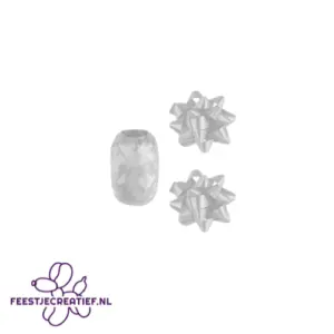 Gift accessoires - zilver - krullint - cadeaulint