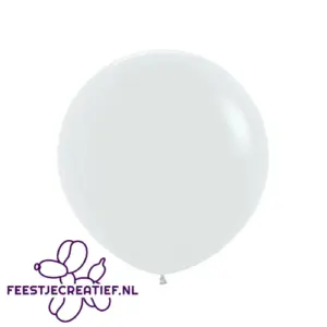 24 inch Ballon Sempertex White sand- 3 stuks