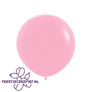 24 inch Ballon Sempertex  pink - 3 stuks
