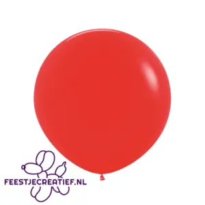 24 inch Ballon Sempertex  Red - 3 stuks