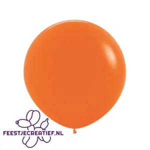 24 inch Ballon Sempertex  Orange - 3 stuks