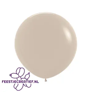 24 inch Ballon Sempertex White sand- 3 stuks