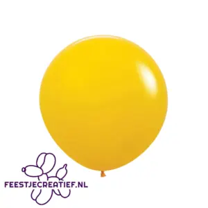 24 inch Ballon Sempertex  Honey yellow - 3 stuks